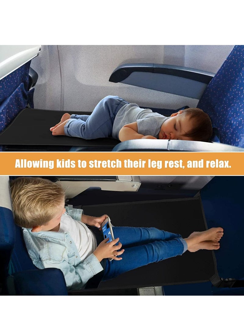 Airplane Bed for Toddler, Airplane Footrest for Kids Seat Extender, Portable Toddler Travel Bed, Airplane Leg Rest for Kids to Lie Down