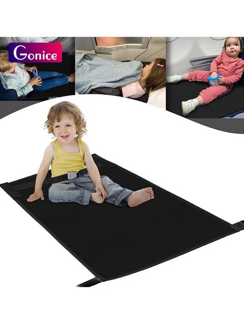 Airplane Bed for Toddler, Airplane Footrest for Kids Seat Extender, Portable Toddler Travel Bed, Airplane Leg Rest for Kids to Lie Down