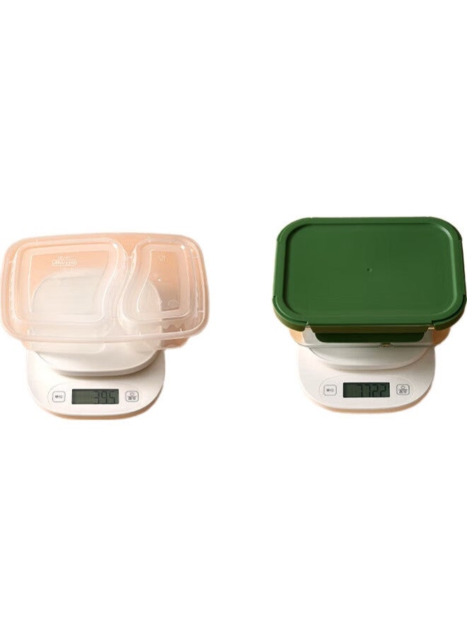 Maryya Disposable Bento Box With Two Compartments And Lids 1000Ml*10 Sets Food Grade Meal Prep Containers Microwave Safe Large Capacity - Image 1