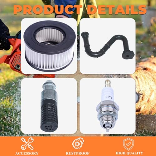 Hyceker MS271 Carburetor Tune Up Kit For Stihl MS261C MS261 MS271 Farm Boss MS291 Chainsaw, Fit Stihl MS271 Carburetor Kit Air Filter Maintenance Saw Parts, Replace for Zama Carb C1Q-S252 11411200600 - Image 5