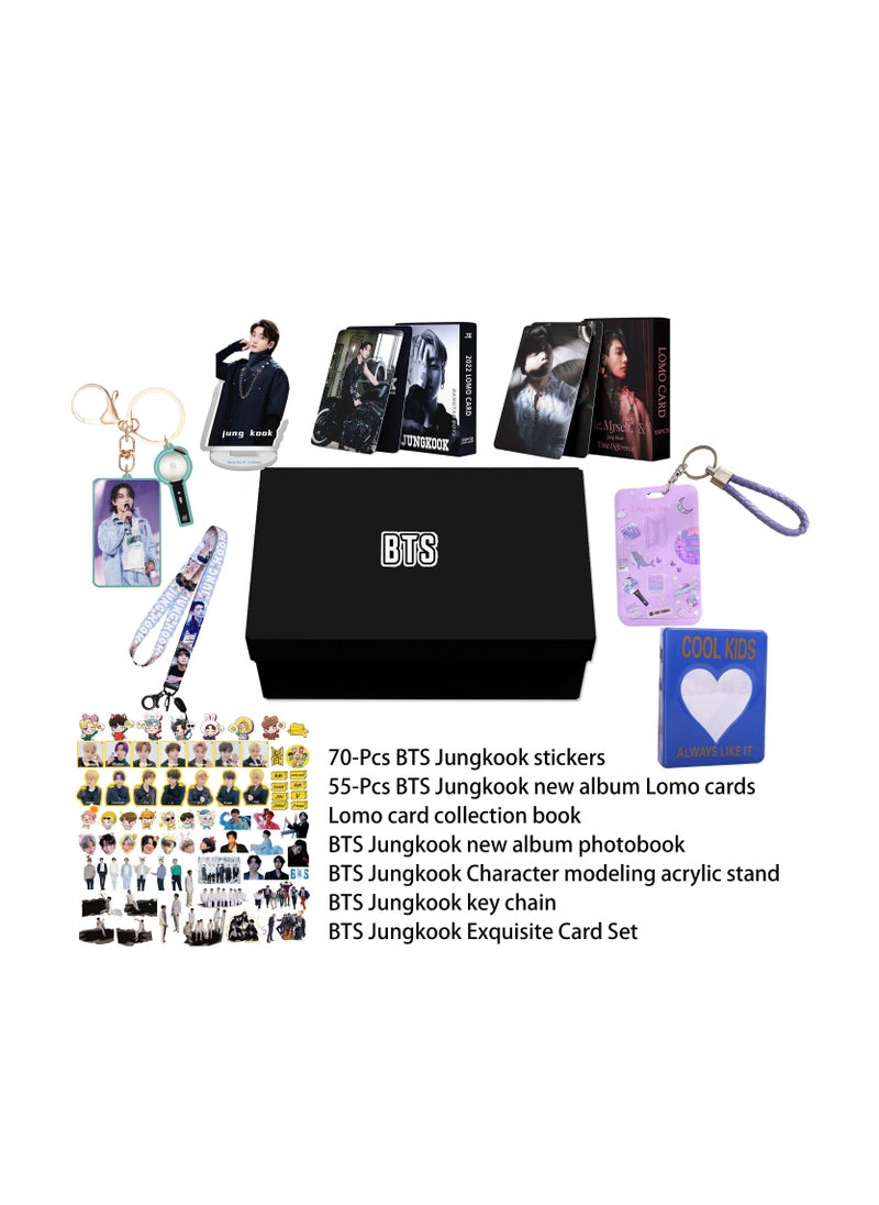 Kpop JungKook BTS New Album Merchandise Gift Box with Photocards Lanyard Sticker Keychain Pack for Fans - pzsku/Z326310D9DACF173E0C7AZ/45/_/1683184578/0c1aeab8-cf24-4a47-ad9d-811ec3aaca64