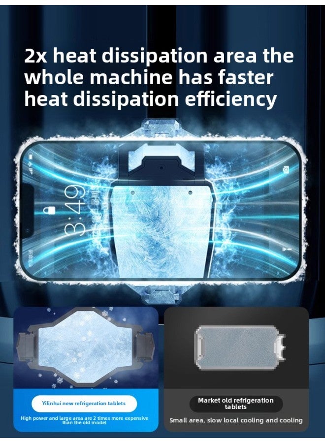 إسكدنيا Mobile Phone Radiator Water-cooled Semiconductor Cooling Artifact Suitable For HuaweiFor AppleFor XiaomiBlack Shark Iqoo Live Broadcast Game-Color:【top-end Icing Model】 TEC Semiconductor Overclockin - Image 4