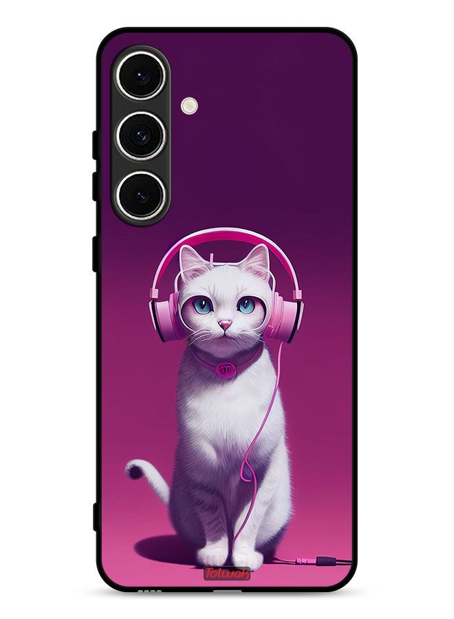 Tolwak Samsung Galaxy S24 FE 5G Protective Case Cover Cute Kitten - Image 1
