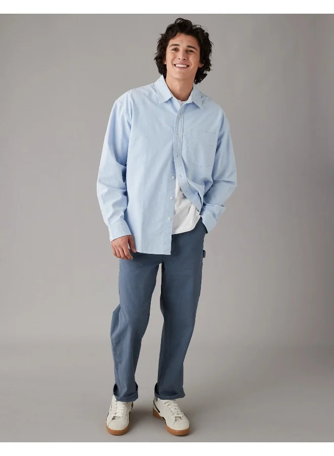 امريكان ايجل Regular Fit Long Sleeve Buttondown Oxford Shirt