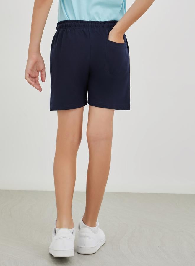 ستايلي شورت موحد للمدرسة ستايلي أولاد سادة برباط - Image 4