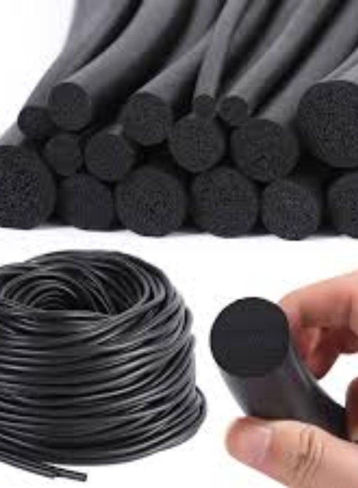 KNP Round rubber beading with a 3 mm diameter is used in various applications for sealing, cushioning, and protection. - Image 4