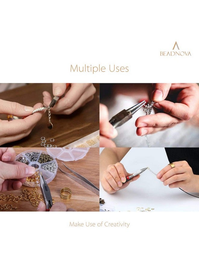 BEADNOVA 6Mm Jump Rings Gold Jump Rings For Keychains Open Jump Rings For Necklace Repair (300Pcs) - Image 4