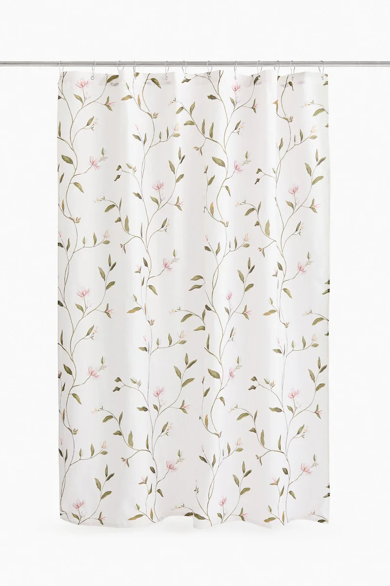 H&M Floral shower curtain