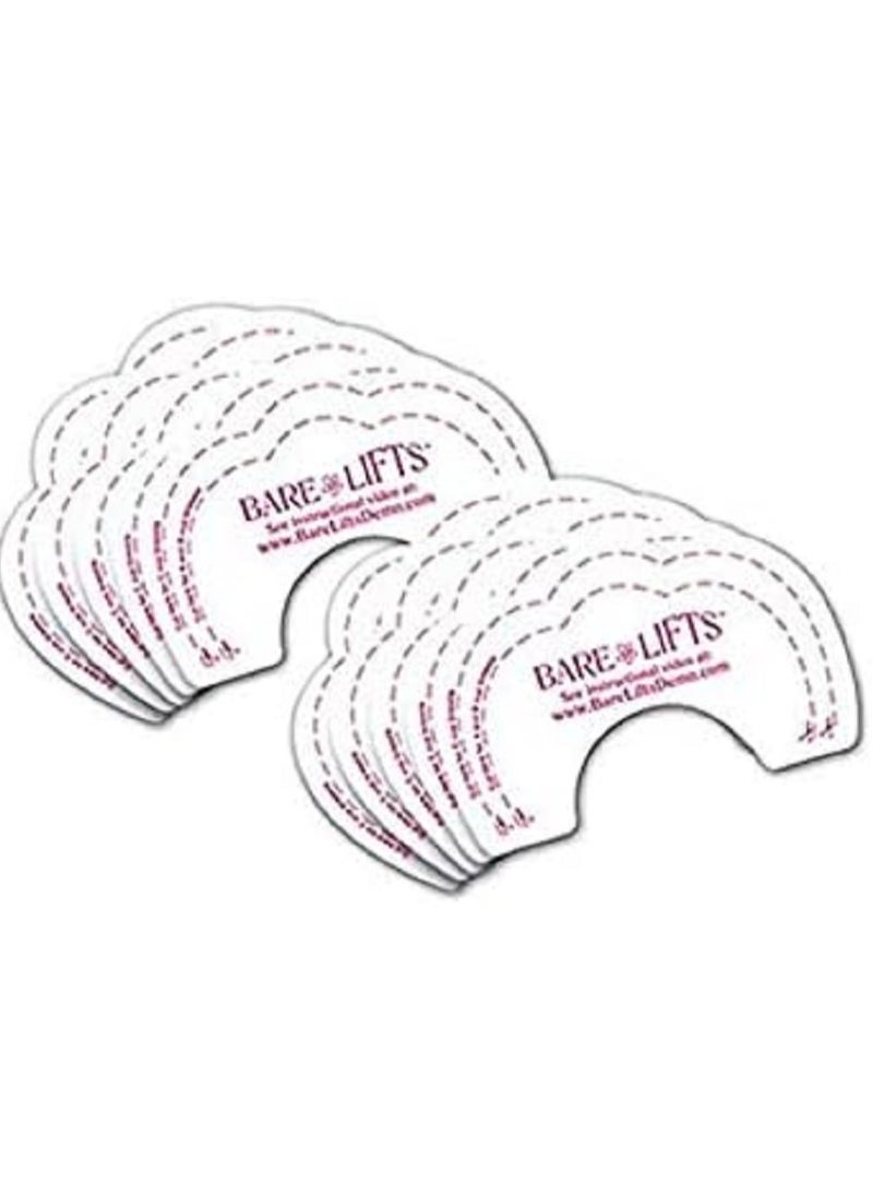 Generic - Bare Lift Adhesive Tapes: 10 Pairs of Clear Adhesives Perfect for Bra Support and Invisible Lifting, to Enhance Women's Confidence and Natural Beauty - Image 1