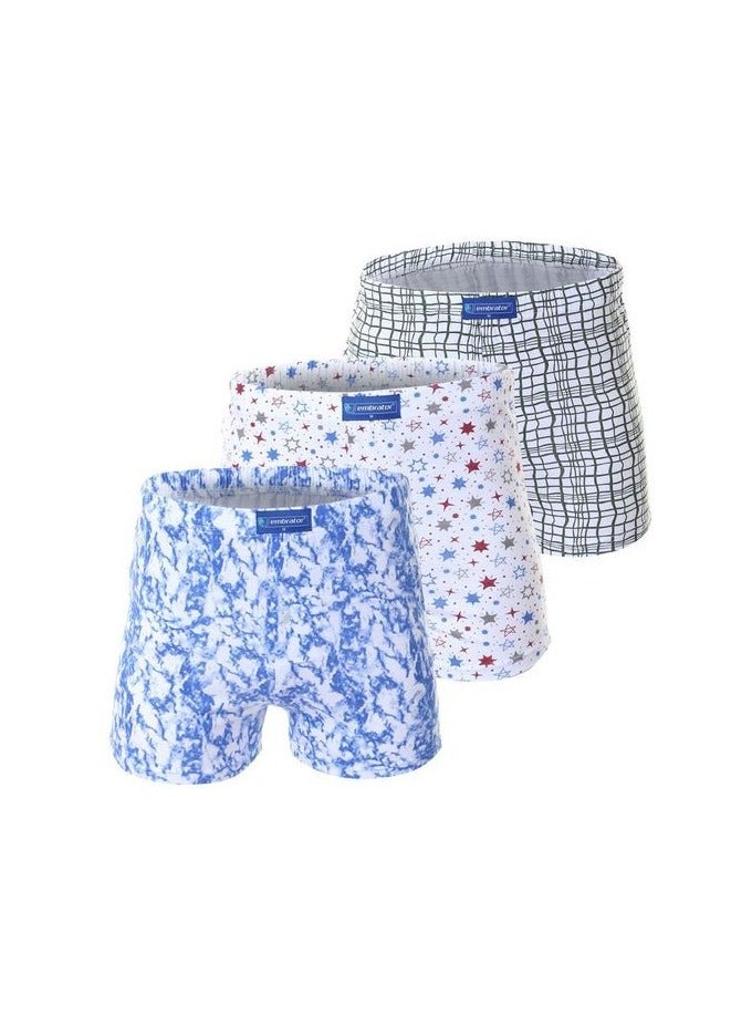 embrator Set (3) Emperor Printed Shorts - For Men - Image 1