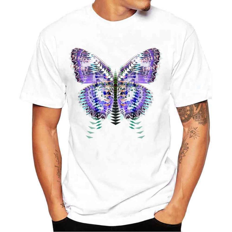 All Flags 3D Short-Sleeved T-Shirt Men's Round Neck Short-Sleeved Large Size Trendy S - Image 1