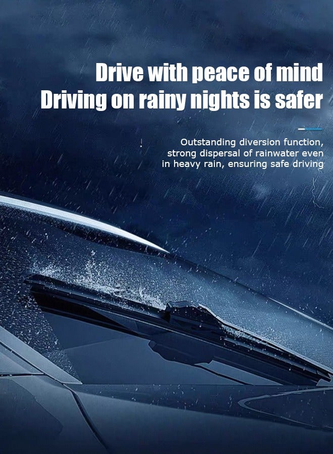 Generic Wiper blade, suitable for Nissan Toure, low noise and mute, boneless brush, durable, clean and wiper.  - Image 4