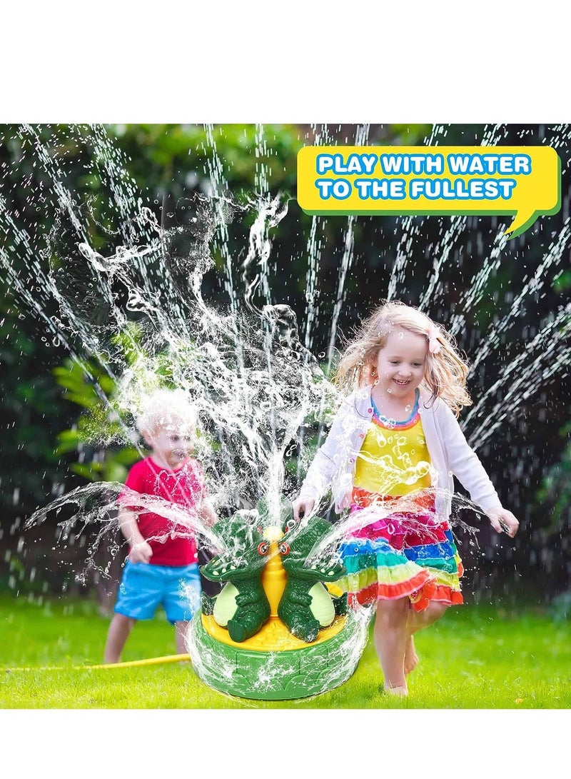 Dinosaur Water Spray Toy, Outdoor Sprinkler for Kids and Toddlers, Summer Outside Toys Backyard Games, Attaches to Garden Hose Splashing Fun Boys Girls Gift, 1 Pcs  - Image 5