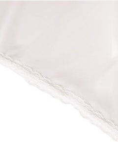 City Rose 6 - Pieces Short Soft inner Skirt with Elasticised Waistband and Small Dantel Women Off White  - Image 3