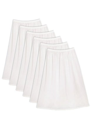 6 - Pieces Short Soft inner Skirt with Elasticised Waistband and Small Dantel Women Off White - pzsku/Z3263909B7FFFC41804FBZ/45/_/1668424708/aece9180-e456-4177-9c04-9629c7445238
