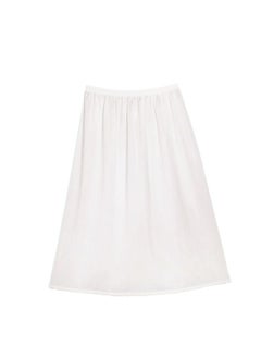City Rose 6 - Pieces Short Soft inner Skirt with Elasticised Waistband and Small Dantel Women Off White  - Image 2