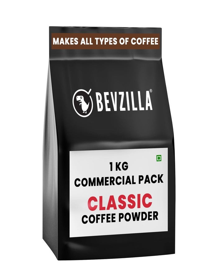 Bevzilla Classic Strong Instant Coffee Powder | 1kg Bag | Bold Flavor & Rich Aroma | Perfect for Espresso, Cappuccino & Black Coffee | Ideal for Hotels, Restaurants & Cafes (HoReCa) - Image 1