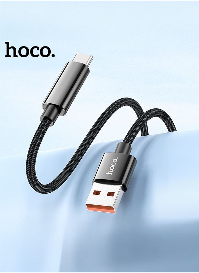 hoco. U125 Benefit 5A charging data cable with display Type-C  - Image 5