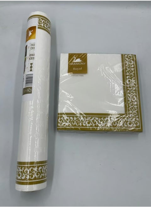 211GT - طقم مناديل سفرة + لباد  رول