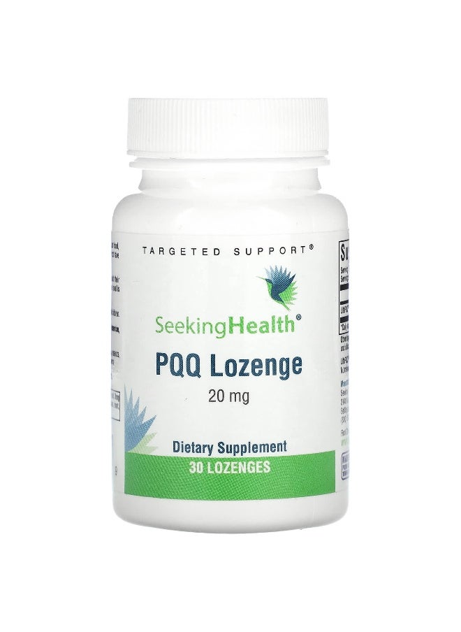 Seeking Health Seeking Health, PQQ Lozenge, 20 mg, 30 Lozenges  - Image 1