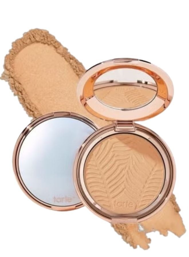 Tarte Cosmetics Tarte Amazonian Clay Blurring Powder Foundation 27S Light-Medium Sand - light to medium skin with warm, golden undertones 8g  - Image 1