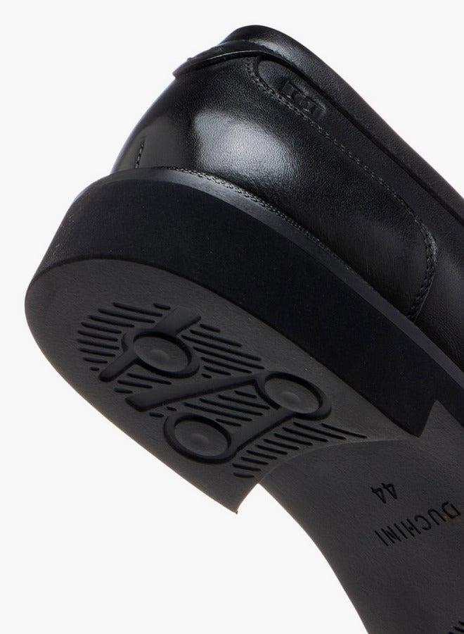 DUCHINI Men's Cutout Detail Slip-On Loafers - Image 5