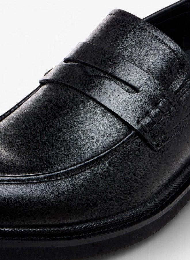 DUCHINI Men's Cutout Detail Slip-On Loafers - Image 4