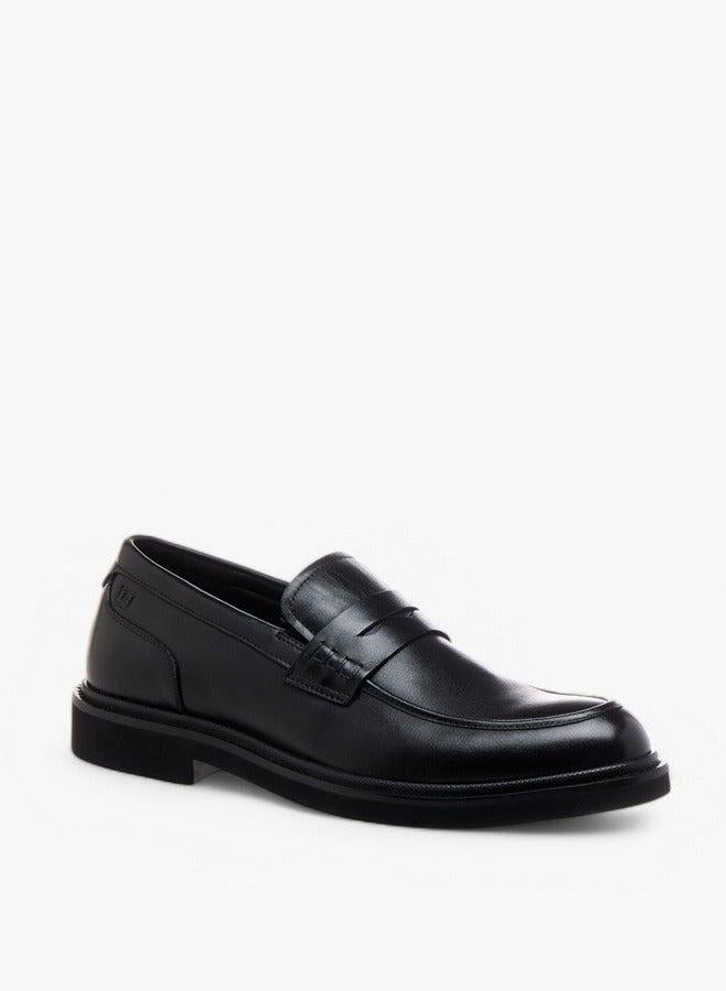 DUCHINI Men's Cutout Detail Slip-On Loafers - Image 1