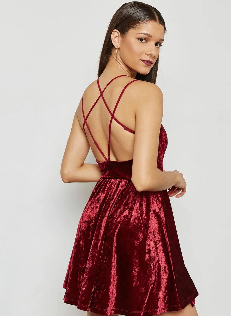 FOREVER 21 Velvet Cami Dress