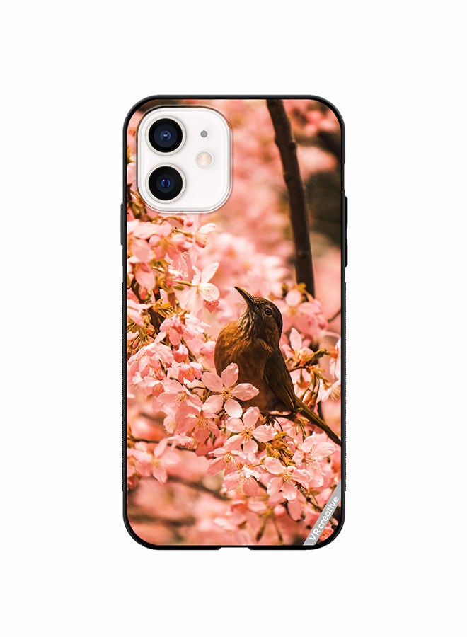 VR CREATIVE Protective Case Cover For Apple iPhone 12 mini Beauty Bird Design Multicolour - Image 1