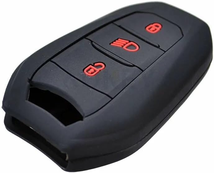 QASULER Silicone Car Key Case Cover for Peugeot and Citroen - Image 3