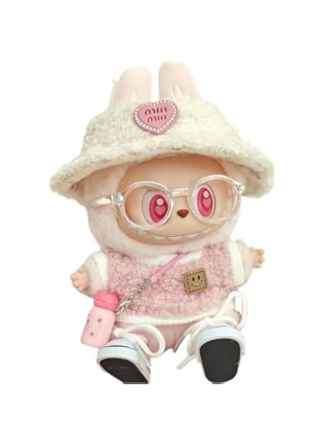 Arabest Labubu Doll Clothes Outfit Set Accessories Keychain Replacement Suitable for 15cm 17cm Dolls  - Image 1