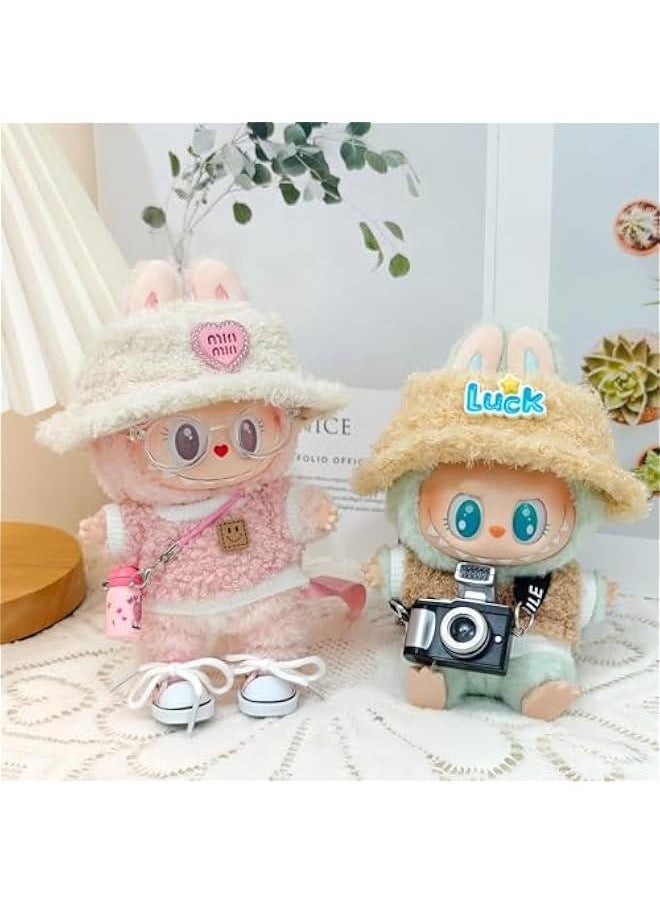 Arabest Labubu Doll Clothes Outfit Set Accessories Keychain Replacement Suitable for 15cm 17cm Dolls  - Image 3