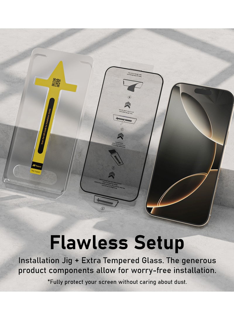 iPhone 16 Screen Protector With Auto Alignment Kit HD Free Hand Easy Installation Frame Military-Grade Protection Scratch Resistant Anti-Fingerprint Bubble Free 9H Tempered Glass Film, Clear - pzsku/Z326461BCA806B602F677Z/45/_/1727681580/ff0668ac-bd1e-4bd1-a40a-dc947d51ce63