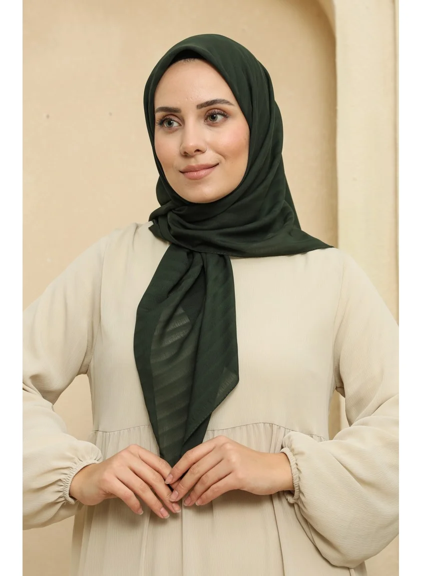 Sefa Merve Chiffon Scarf 2015-18 Khaki