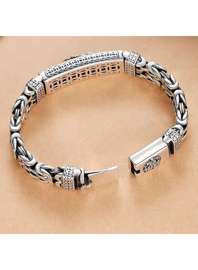 Woven Retro Cool Fashion Domineering Distressed Bracelet Gift Jewelry For Men Women - Image 4