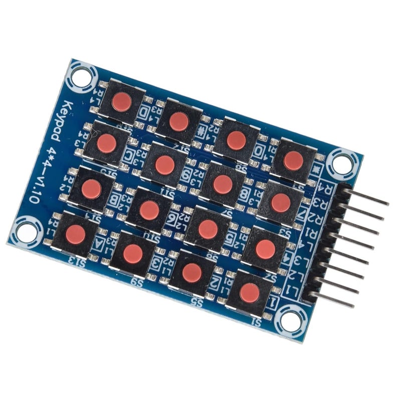 8 Pin 4x4 Array 16 Key Keyboard Switch External Expansion Module For MCU Electrical Control - Image 4
