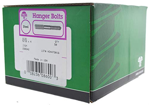 Hillman Zinc Hanger Bolts 5/16" x 4" - Image 3