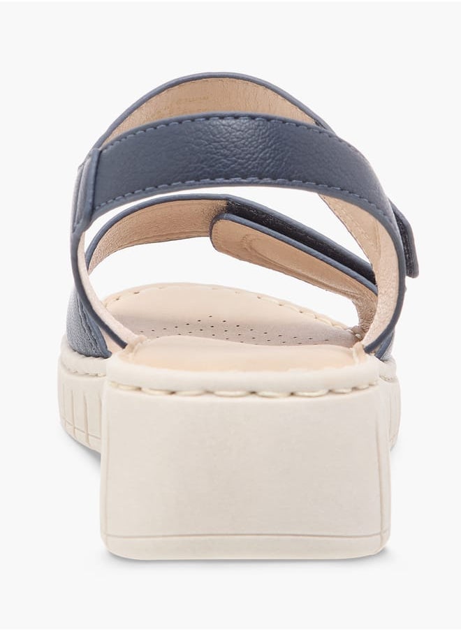 Le Confort Women Stitch Detail Sandals with Hook and Loop Closure  - Image 4