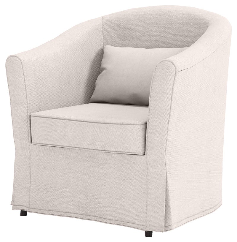 HomeTown Market Cover Only Chair is Not Included Ektorp Tullsta Chair Cover Replacement Only Compatible for IKEA Tullsta Armchair Sofa Slipcover Polyester Beige 