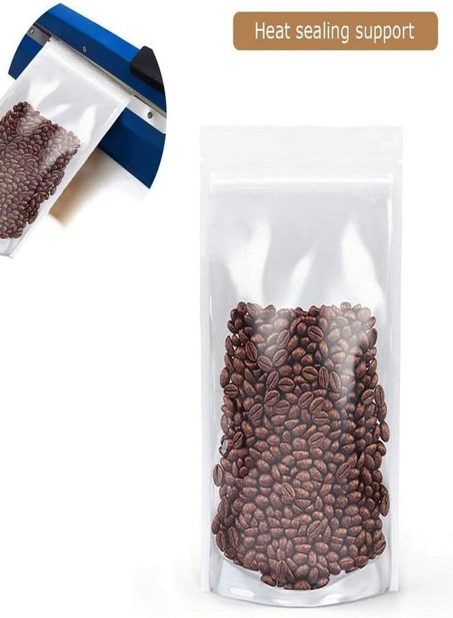 DNY Zip Lock Stand Up Pouches 20 PCS - 500g Transparent Food Grade Resealable Bags | Airtight Leakproof Storage Pouches for Snacks, Dry Fruits, Spices, Coffee & Packaging - Image 4