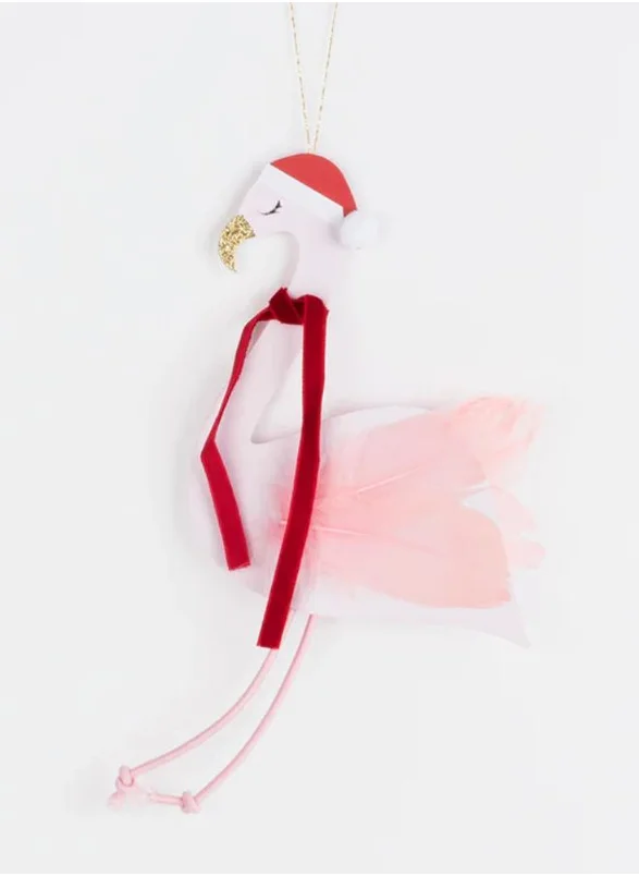 Meri Meri Jolly Flamingo Decoration Card