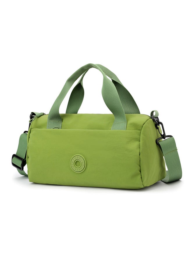 Generic Fashionable Lightweight Waterproof Nylon Handbag Casual Travel Shoulder Bag Trendy Ladies Crossbody Bag Commuter Handheld Bag-Color:OLIVE  - Image 2