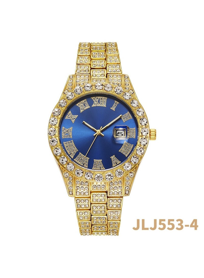 JOOLI Unisex Watch Fashion Shiny Wrist Jewelry Popular Classic Gold Silver Men Women Wedding Gift - Image 1