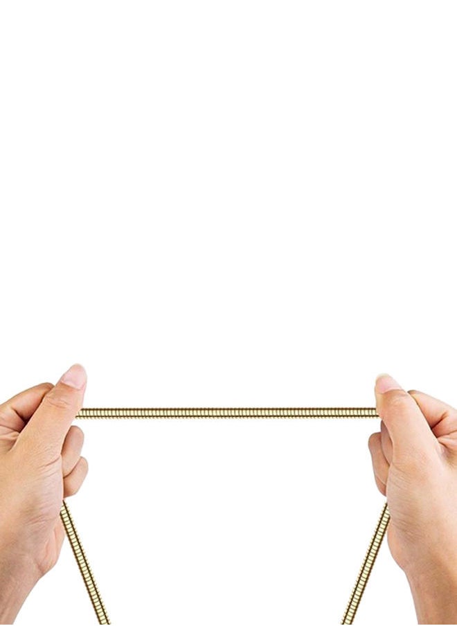 NIBEMINENT - Lightning Cable For Apple iPhone Gold - Image 1