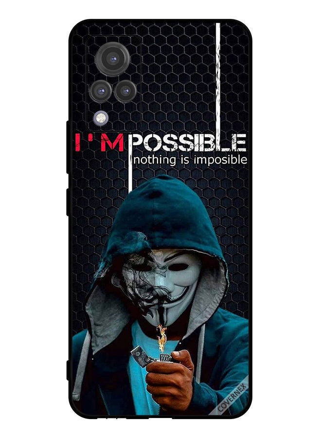 Covernex Protective Case Cover For vivo V21 5G I Am Possible Nothing Is Impossible - Image 1