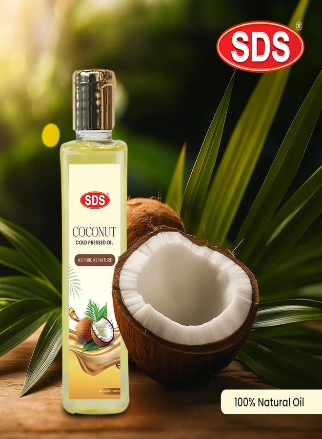 SDS Cold Pressed Coconut Oil | Versatile & Packed with Nourishment Natural & Pure | Rich Coconut Aroma & Flavor | For Cooking & Beauty - 100ml (Pack of 2) - Image 3