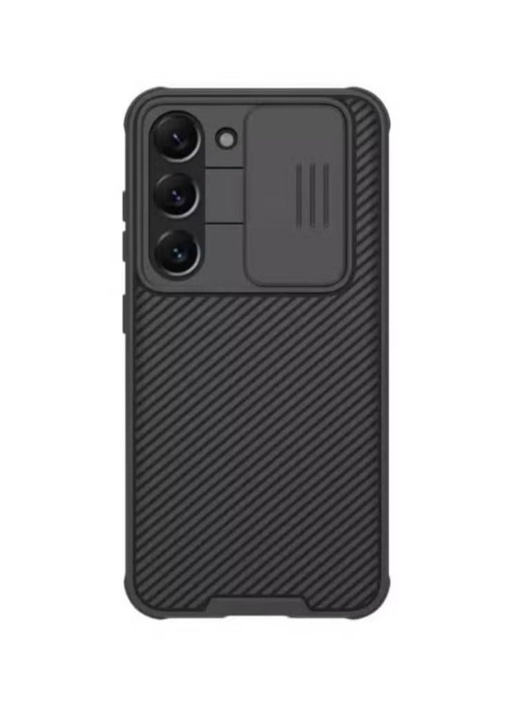 TIGER Samsung Galaxy S23 Case – CamShield Pro Slide Camera Protection Cover with Scratch-Resistant Back, Anti-Fingerprint Matte Finish, Shockproof TPU Bumper, Privacy Slide Cover, Full Body Drop Protection Case for Samsung S23 – Black - Image 1