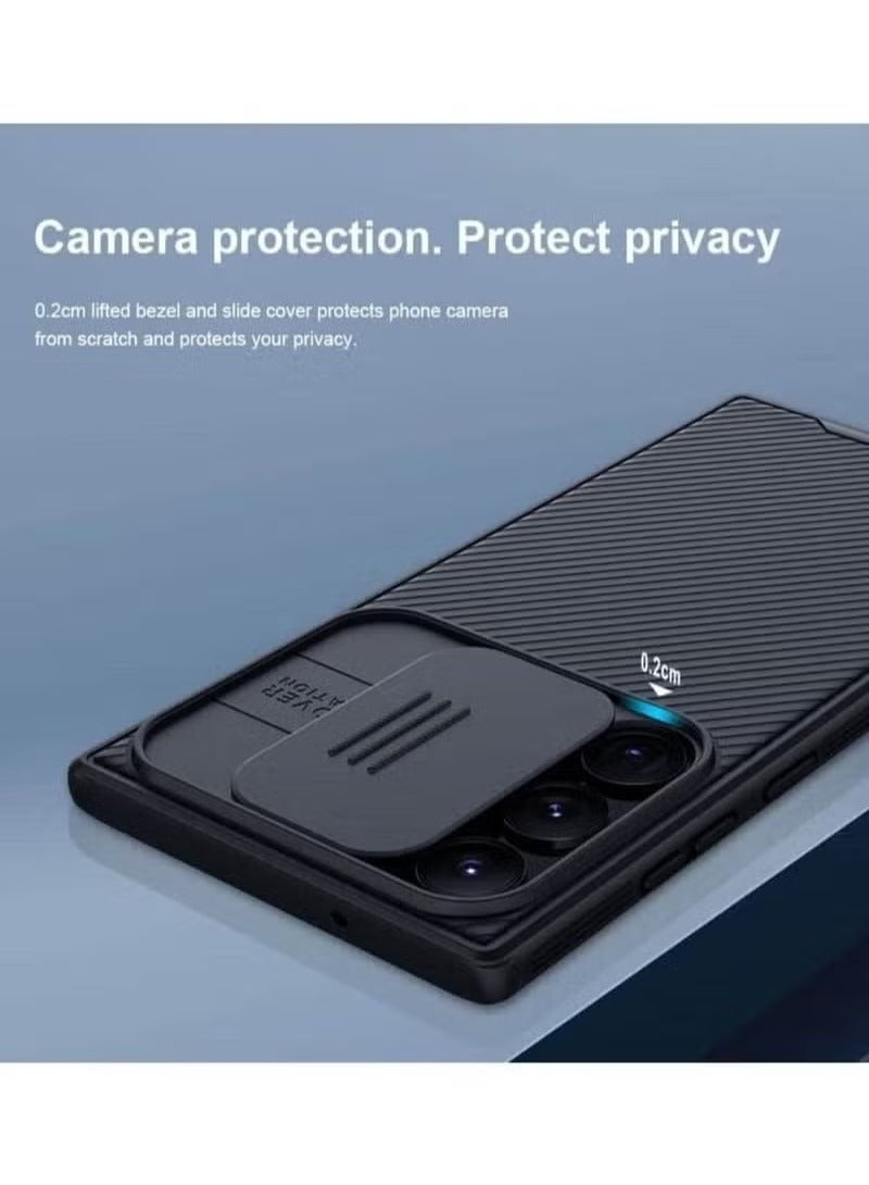 TIGER Samsung Galaxy S23 Case – CamShield Pro Slide Camera Protection Cover with Scratch-Resistant Back, Anti-Fingerprint Matte Finish, Shockproof TPU Bumper, Privacy Slide Cover, Full Body Drop Protection Case for Samsung S23 – Black - Image 2