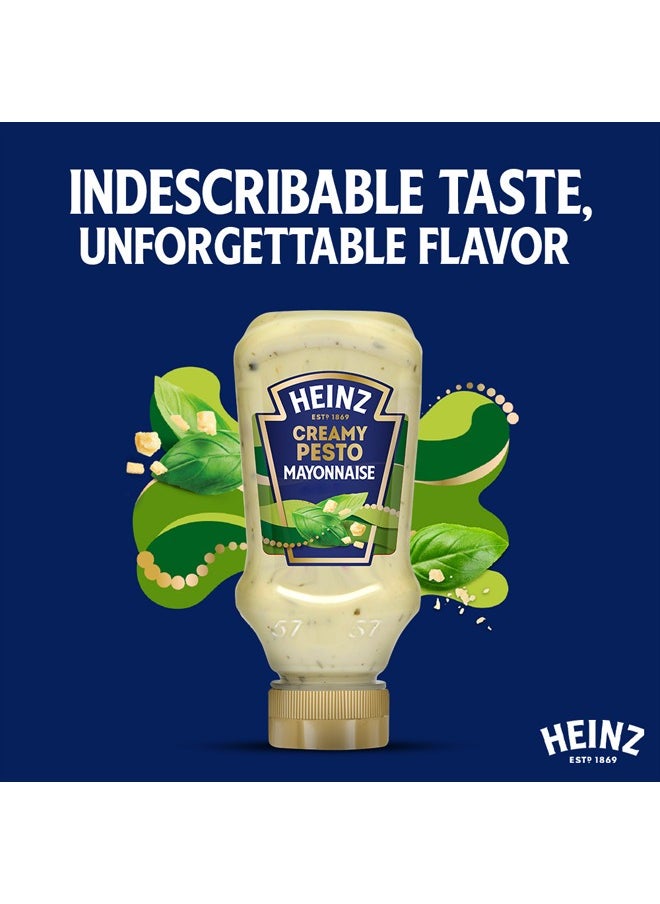 Heinz Creamy Pesto Mayonnaise Top Down Squeezy Bottle  - Image 3